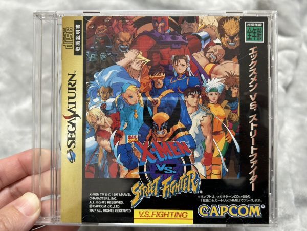 元箱付 SS SEGA SATURN エックスメンVSストリートファイター 拡張ラム
