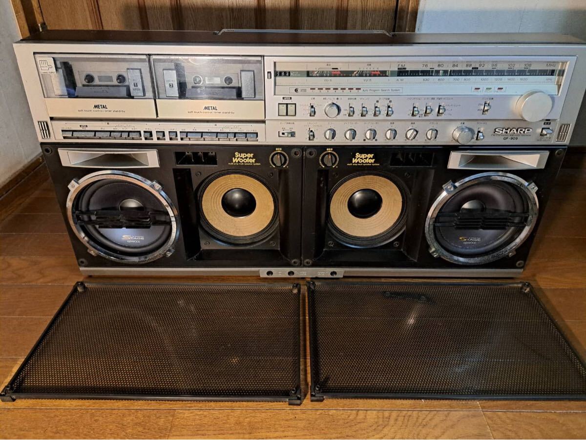 新作入荷，定番】 昭和レトロ シャープGF-909 Super Woofer搭載 THE
