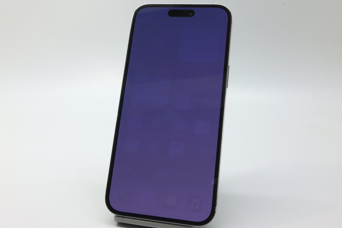 Apple iPhone14 Pro Max 128GB Deep Purple A2893 3L314J/A バッテリ100% ■SIMフリー★Joshin(ジャンク)8572【1円開始・送料無料】_6