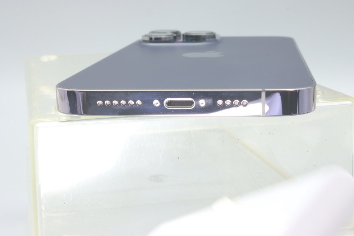 Apple iPhone14 Pro Max 128GB Deep Purple A2893 3L314J/A バッテリ100% ■SIMフリー★Joshin(ジャンク)8572【1円開始・送料無料】_8