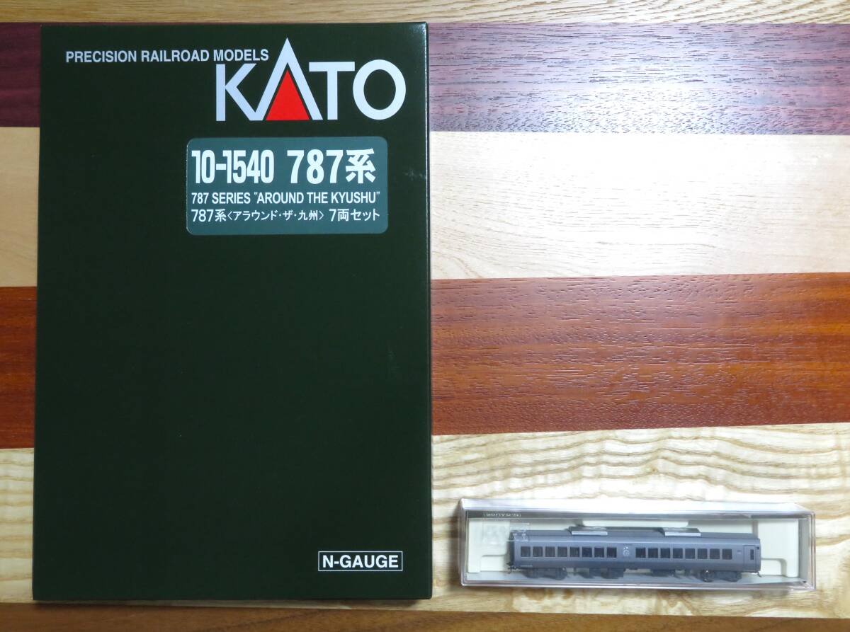 新品 未使用 KATO　10-1540 + 4245-3　787系　アラウンド・ザ・九州 7両 + サハ787-100　 8両セット　 カトー