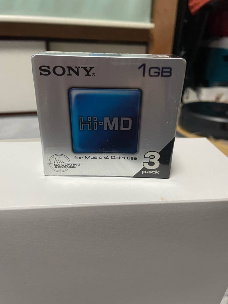未開封 SONY ソニー 3HMD1GA Hi-MD 1GB 3pack 音楽&データ記録用 匿名