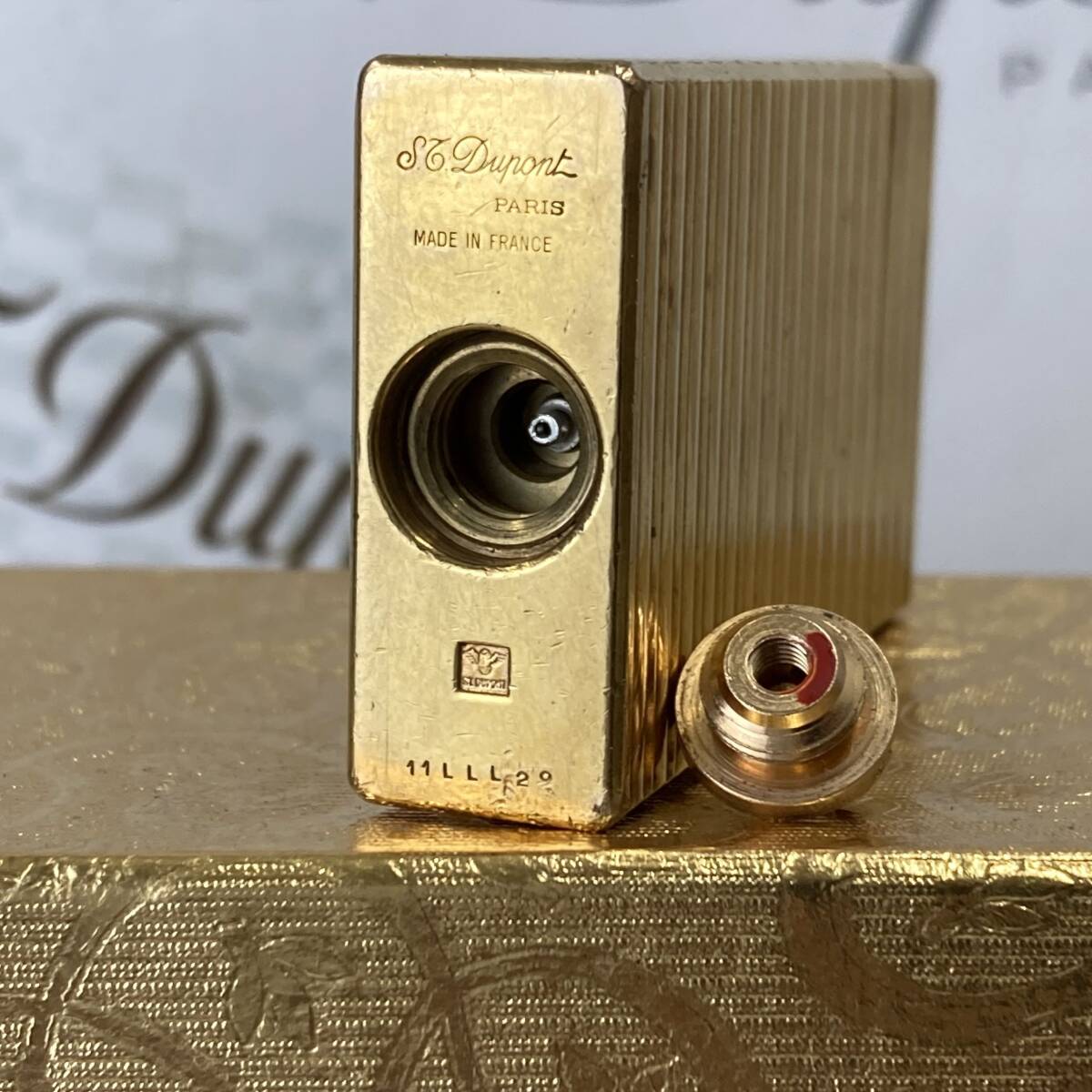 1000円スタート ライター S.T.Dupont デュポン ギャッツビー シルバー 