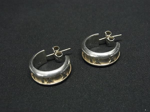 1円 □美品□ TIFFANY＆Co ティファニー アトラス SV925 ピアス 