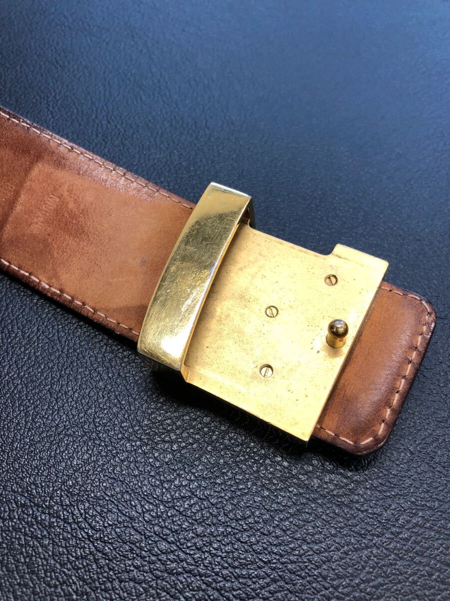 LOUIS VUITTON ルイヴィトン モノグラム サンチュール LV イニシャル