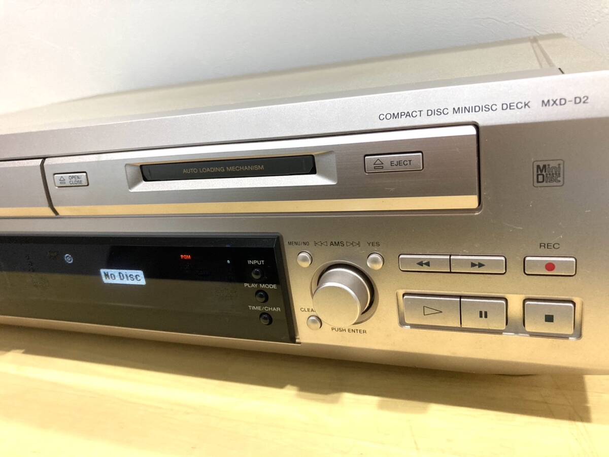 SONY ソニー MXD-D2 CDプレーヤー CD/MDレコーダー オーディオ機器 MXD