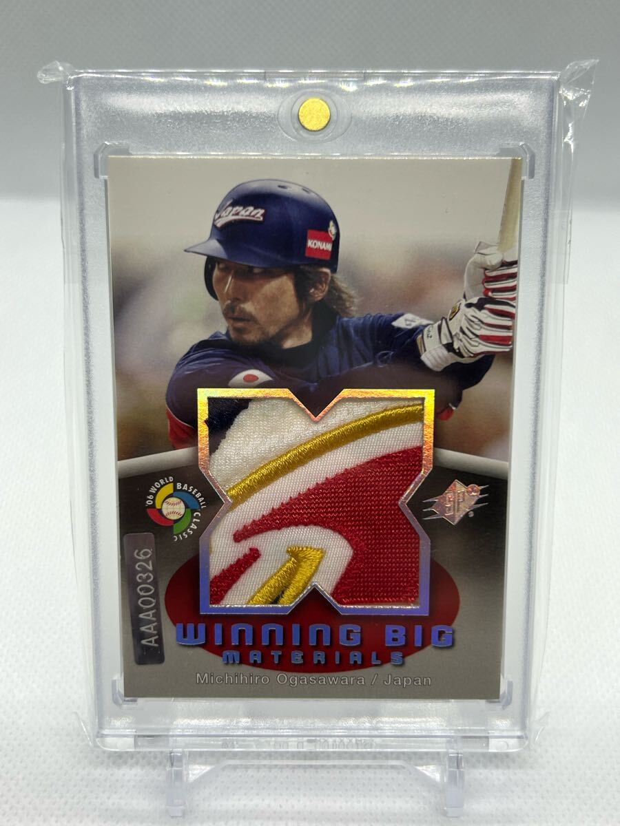 小笠原道大 0 WBC UPPER DECK 日本ハム ジャージカード SPX SPx