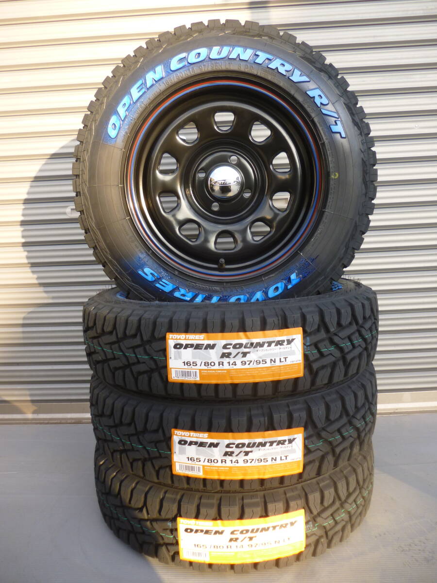 新品TOYOオープンカントリーR/T□165/80R14□アゲバンカスタムバン