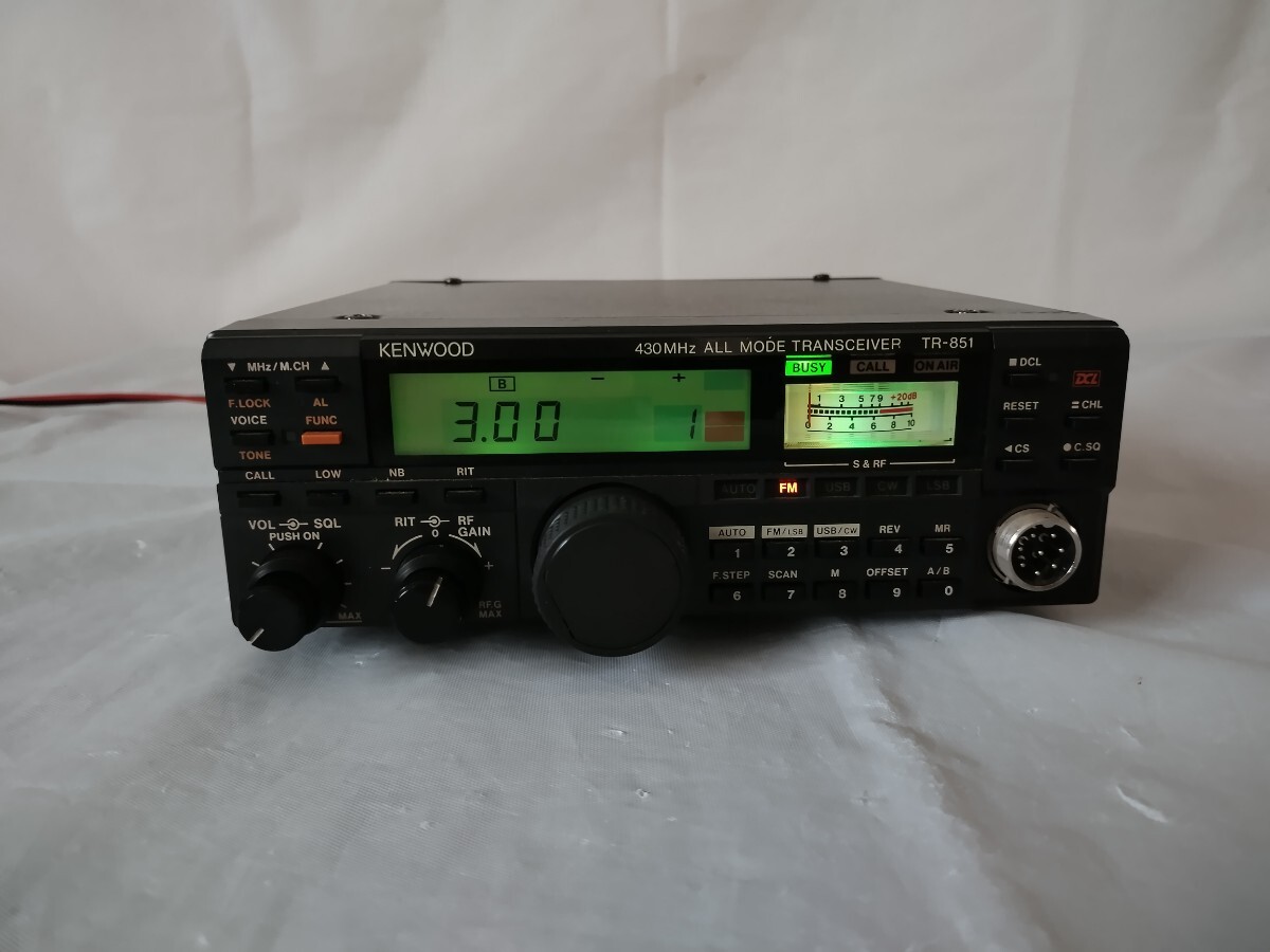 KENWOOD TR-851D 430MHz 無線機 本体 KENWOOD TR-851D 430MHz オールモード アマチュア無線機 25W機