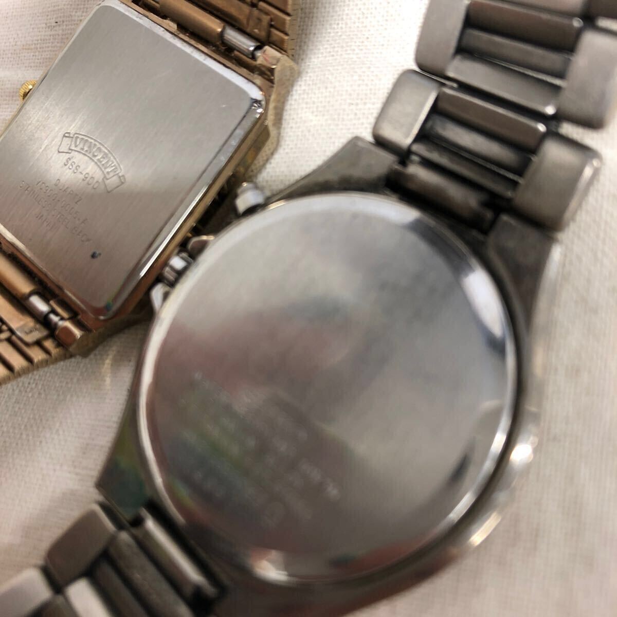 1円〜【まとめて時計】36 SEIKO Q&Q CITIZEN VINCENT CASIOその他
