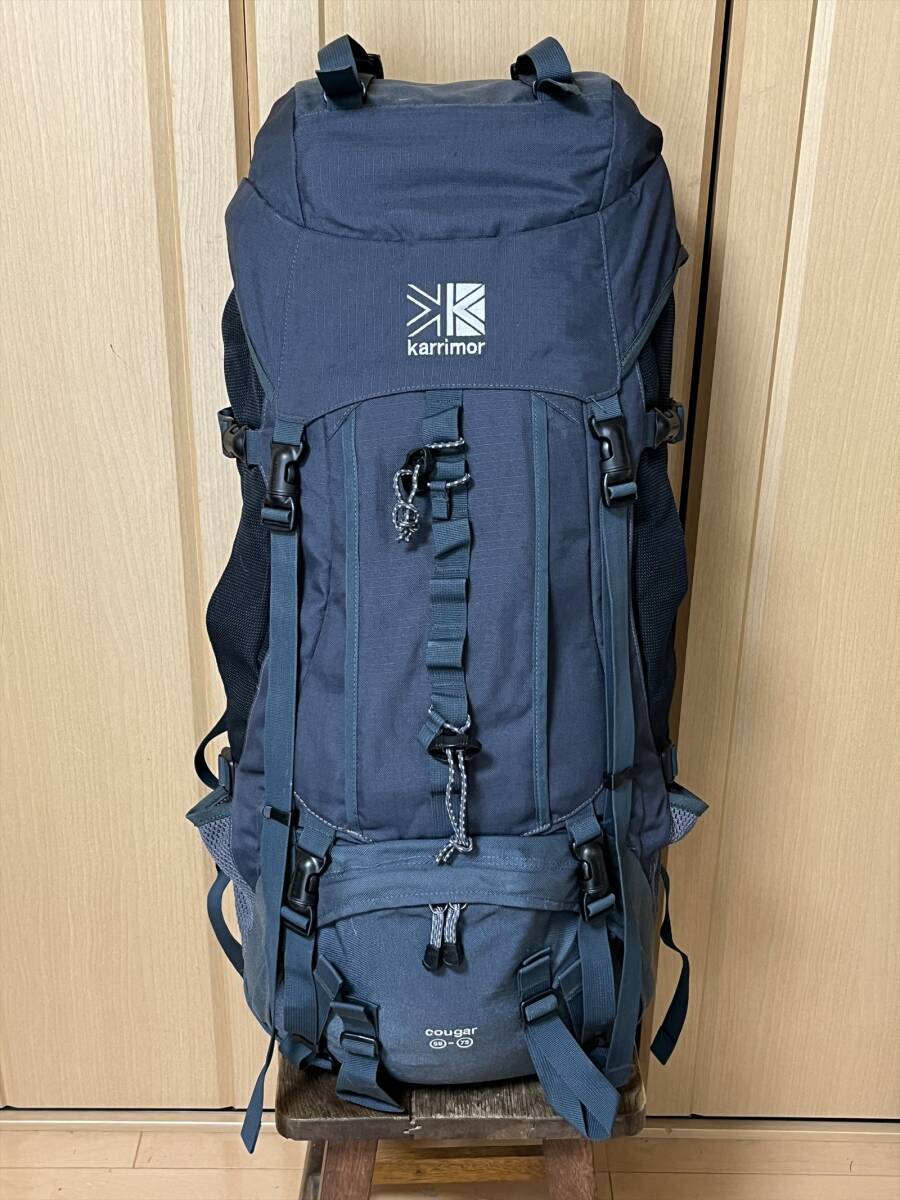 バックパック karrimor 50-75L ブルー リュック 定価約4万円