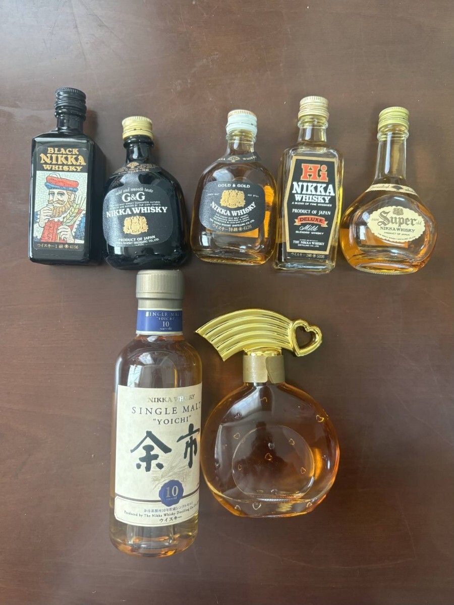 ウイスキー ミニボトル ブランデー 古酒 サントリー コレクション