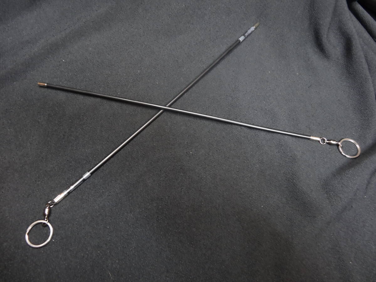 □ショートレンジ2本セット・手元に何も無いときの防御に・EDCセルフディフェンス「パーカー・フーディ・ウィップ」コンシールドキャリー_3