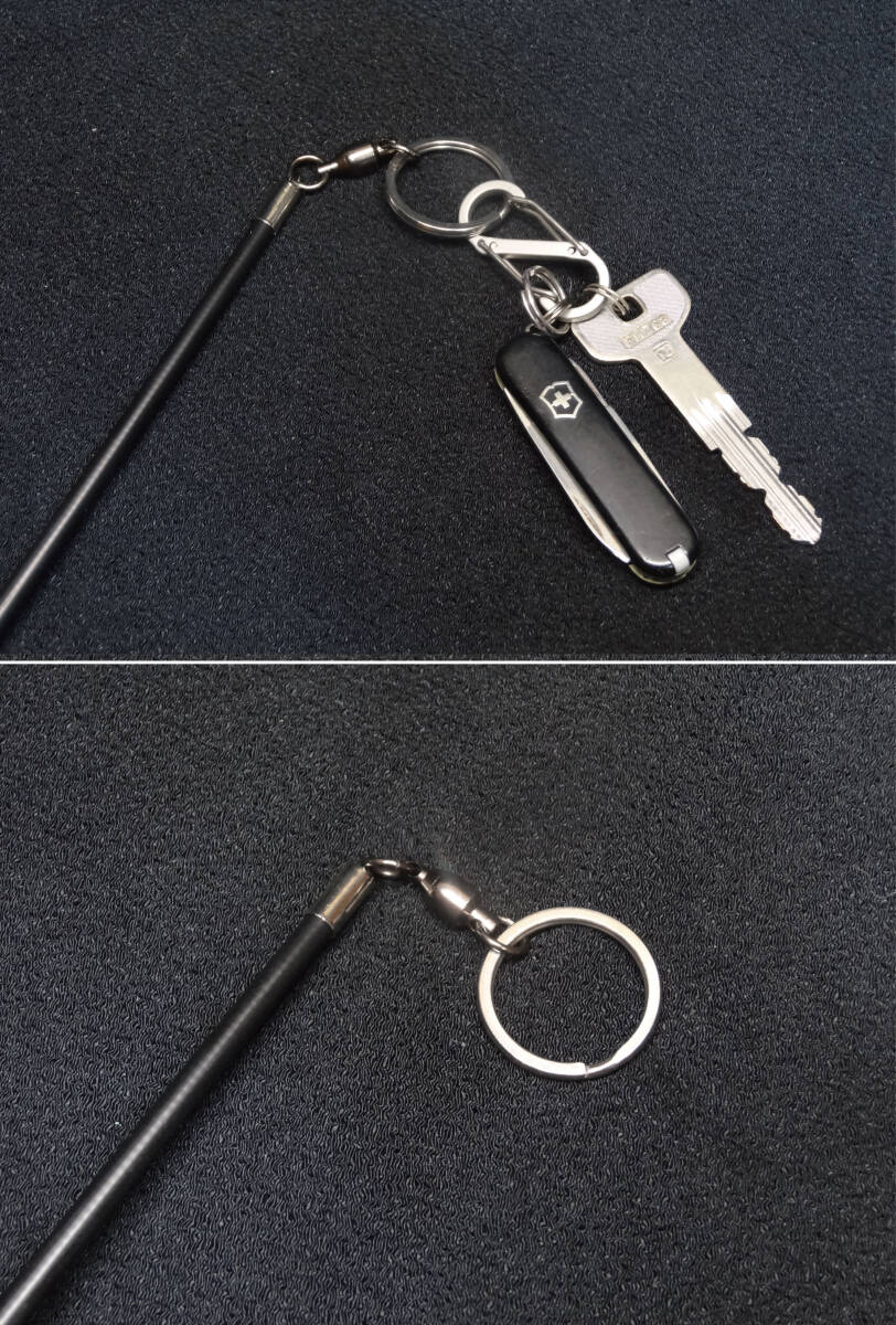 □ショートレンジ2本セット・手元に何も無いときの防御に・EDCセルフディフェンス「パーカー・フーディ・ウィップ」コンシールドキャリー_8