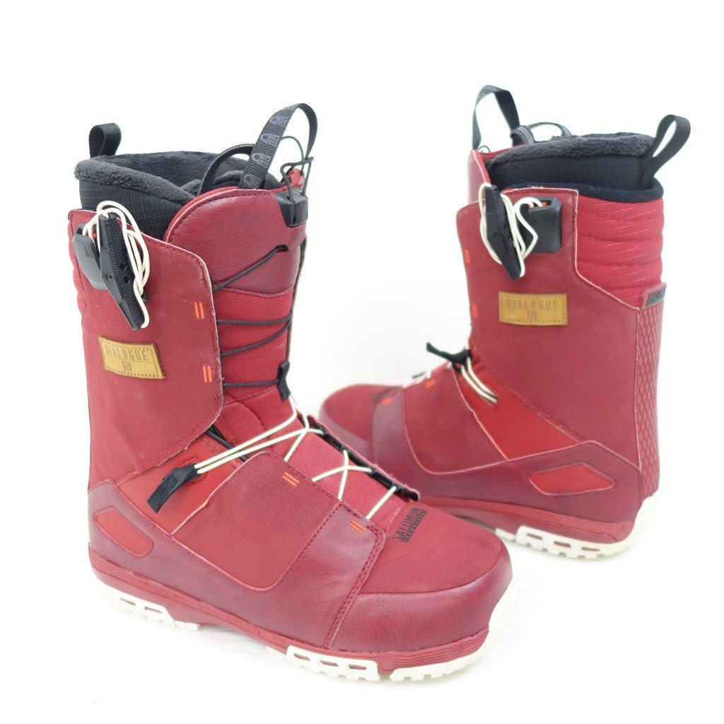 中古 13/14 SALOMON DIALOGUE WIDE JP メンズ27cm スノーボードブーツ