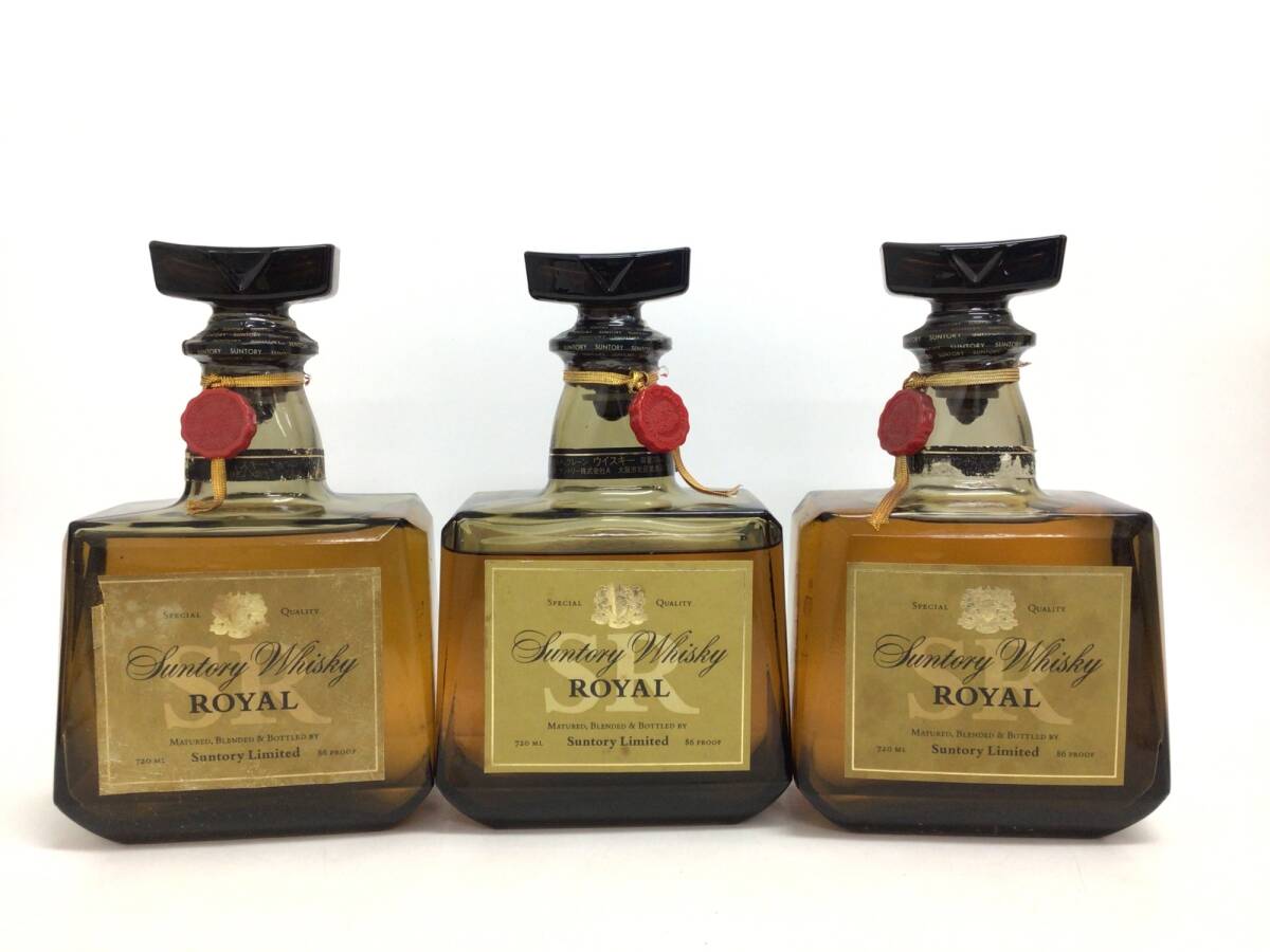 サントリーローヤル 3本セット ウイスキー whisky サントリー ローヤル SR 3本セット 720ml 43% 重量