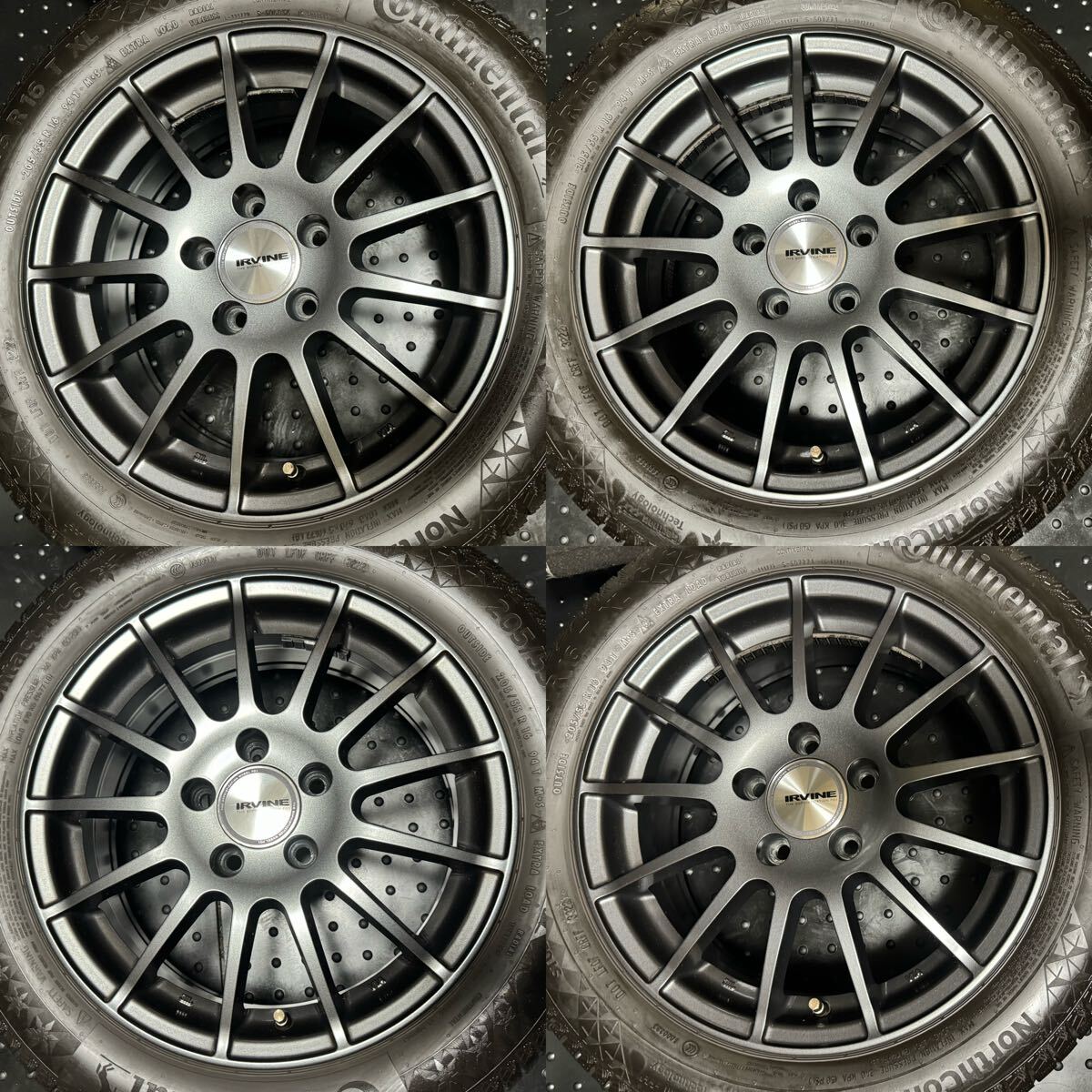 2022年製 Continental TAS JAPAN IRVINE 16×6.5J＋47 PCD112 5穴 205/55R16