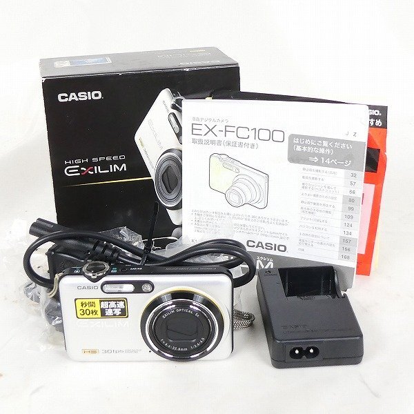 ⭐️完動品⭐️新品電池⭐️カシオ CASIO EXILIM EX-FC100 コンデジ 動作品 カシオ CASIO コンパクトデジタルカメラ EXILIM EX-FC100
