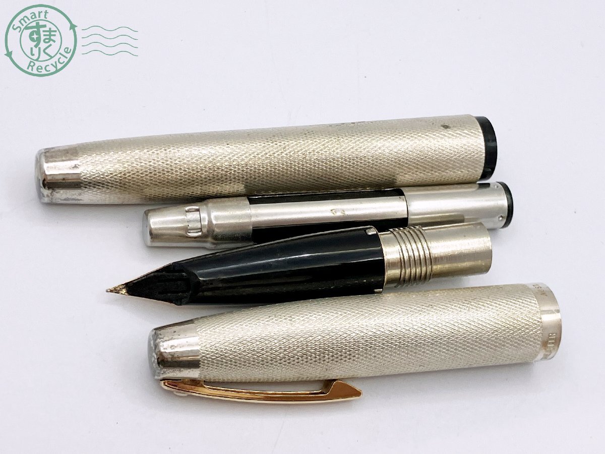 万年筆 SHEAFFER STERLING SILVER ペン先 14K 585 AUST スターリング