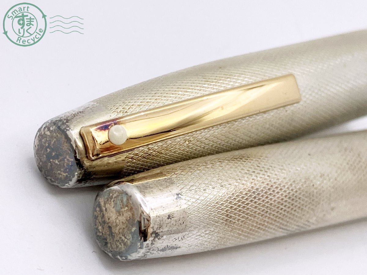 万年筆 SHEAFFER STERLING SILVER ペン先 14K 585 AUST スターリング