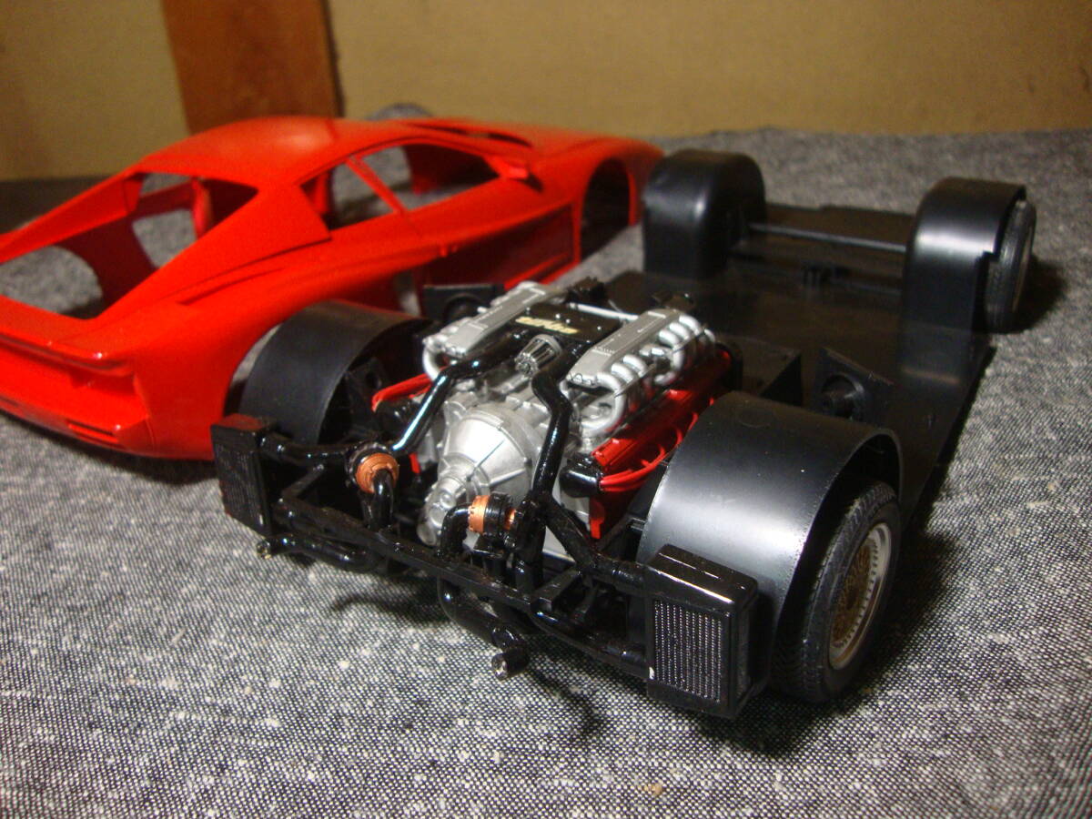 作りさし ジャンク フジミ ケーニッヒ テスタロッサ 1/16 お手つき