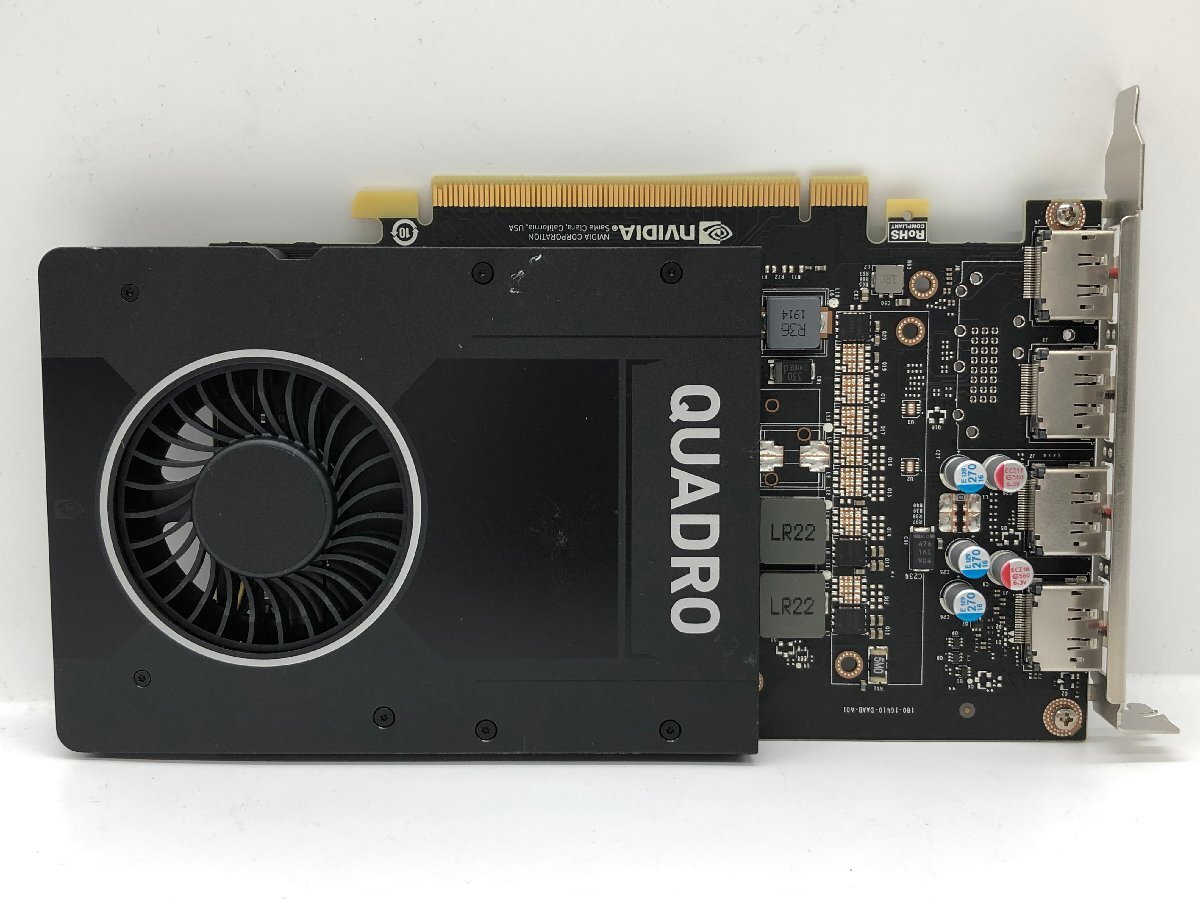 ハード王】1円～/グラボ/NVIDIA/Quadro P2000/8837-R12 Quadro P2000
