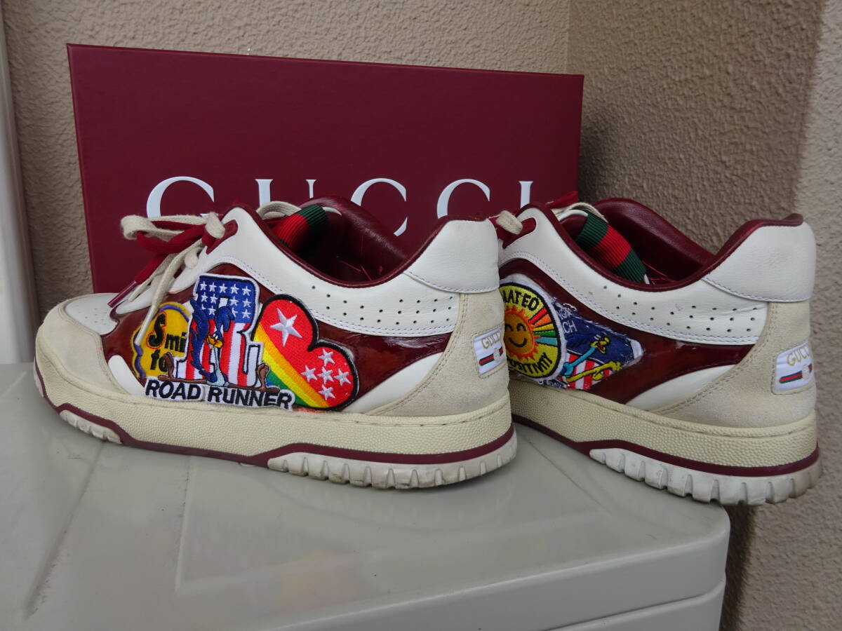 ☆ジャンク扱い☆used☆GUCCI☆グッチ☆スニーカー サイズ 9 (JPサイズ 