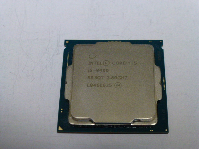 INTEL CPU Core i5 8400 6コア6スレッド 2.80GHz SR3QT CPUのみ INTEL CPU Core i5 8400 6コア6スレッド 2.80GHz SR3QT CPUのみ