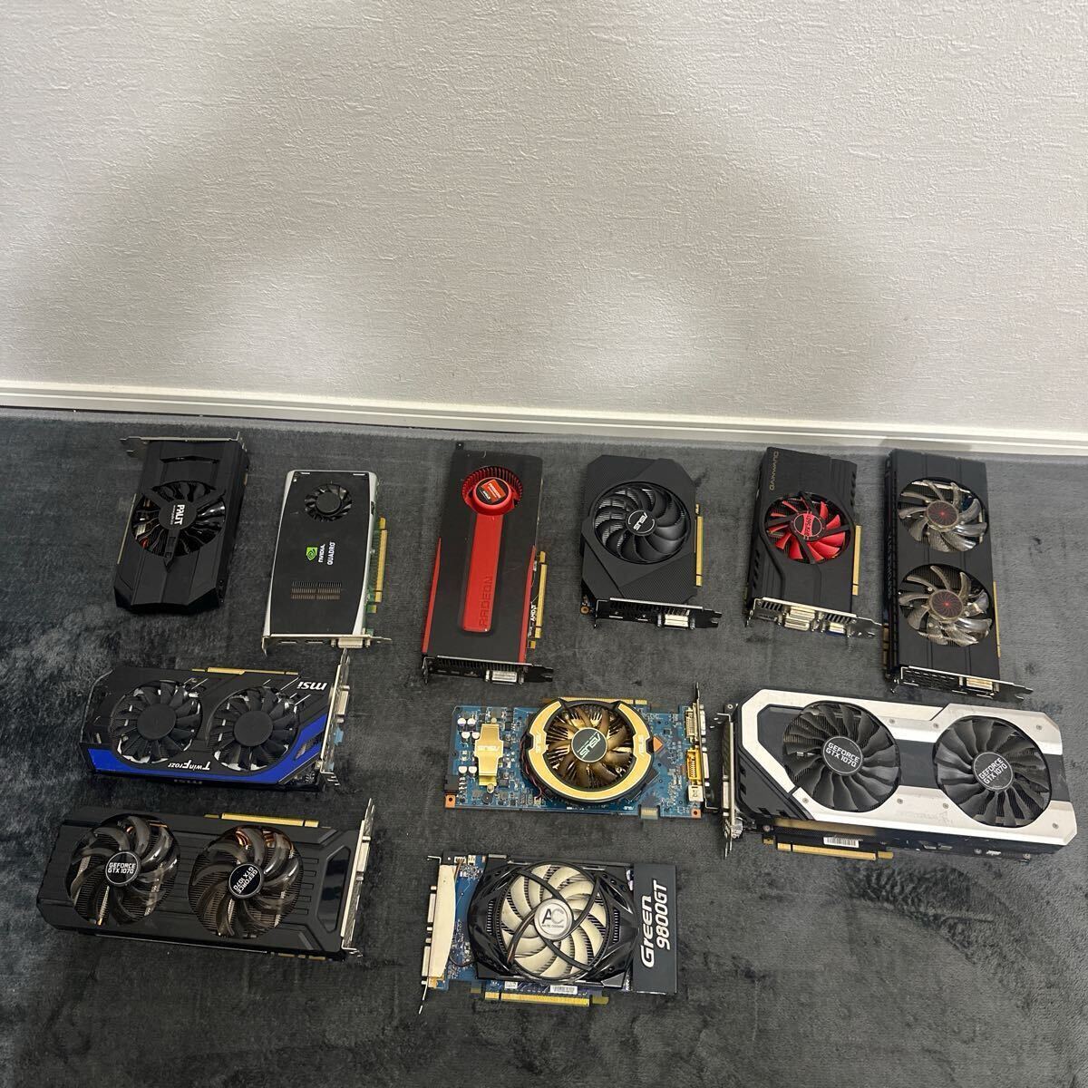 NVIDIA GeForce GTX1070 動作品 一応ジャンク グラフィックボード ASUS、MSI、PALIT 、 GEFORCE GTX1070など 作動