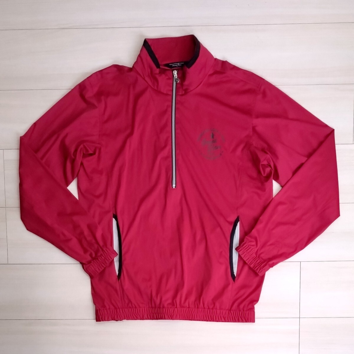 美品 マンシングウェア ナイロンジャケット L メンズ ストレッチ 長袖 