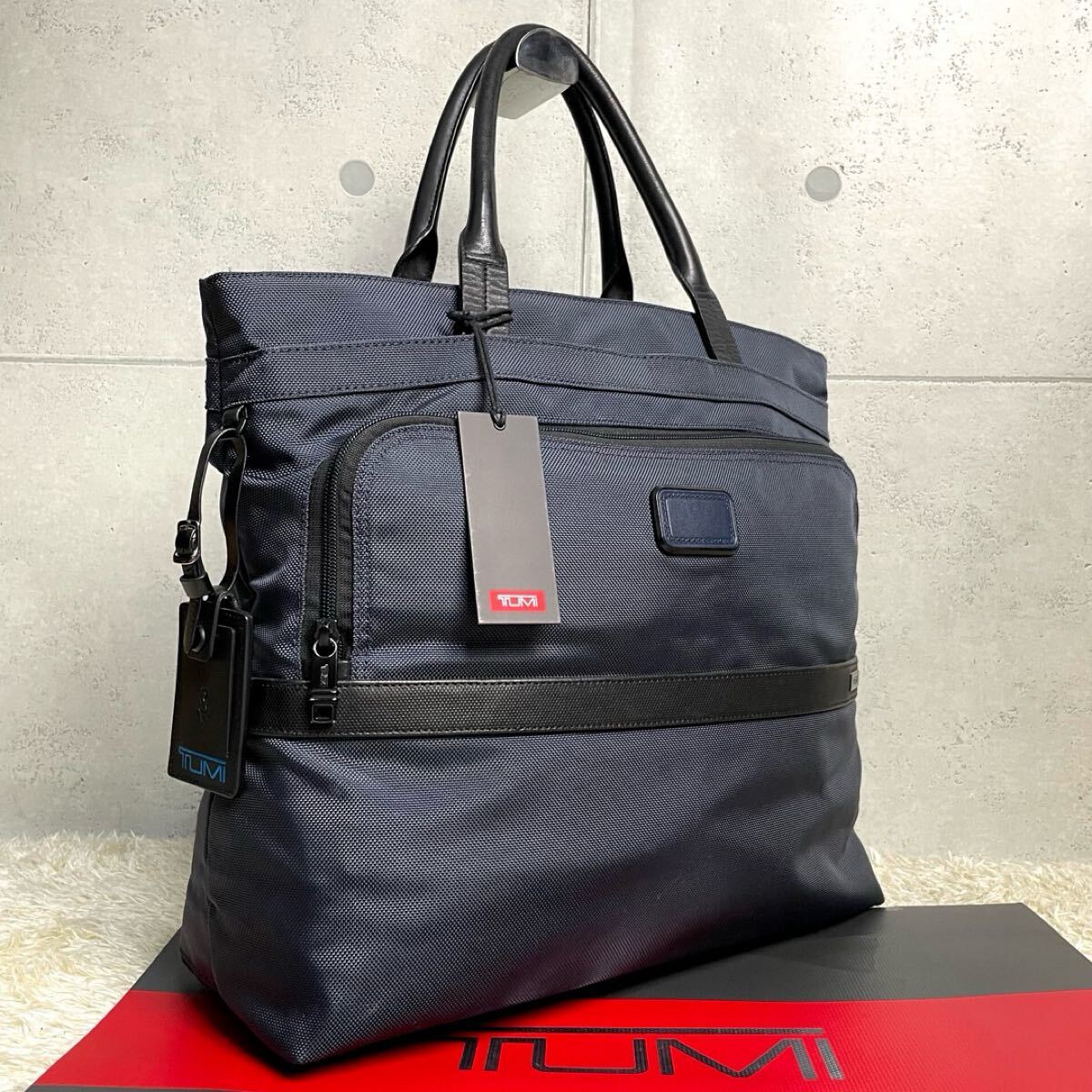 希少カラー・美品】トゥミ トートバッグ ビジネス A4 肩掛け グリーン
