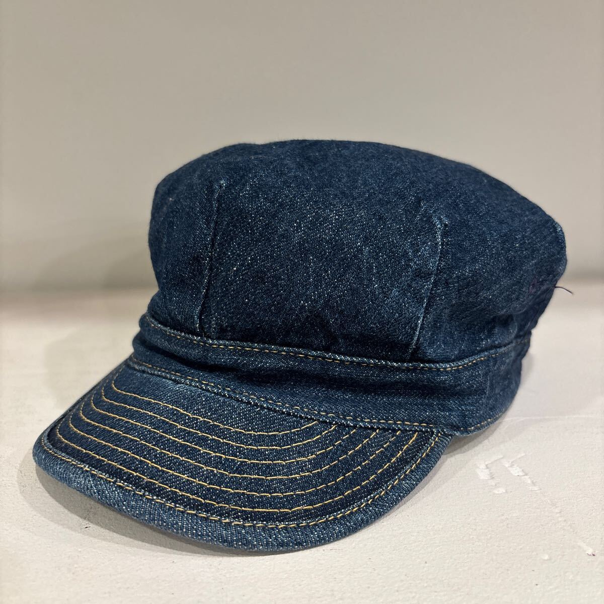 日本製 EVISU エヴィス インディゴ デニム ワーク キャップ WORK CAP 