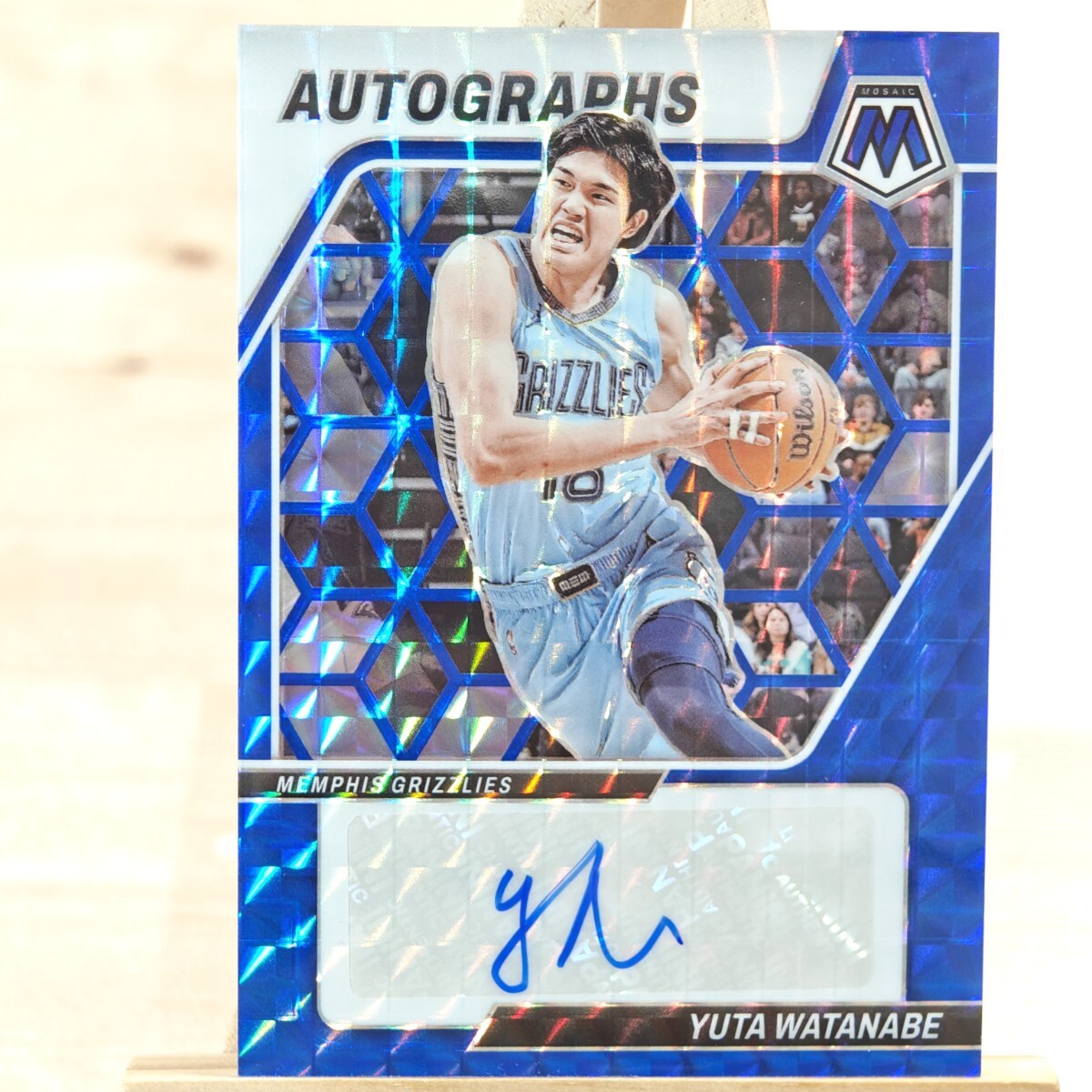 渡邊雄太 Panini 2023-24 Auto Watanabe Yuta 直筆 Autographs Mosaic 
