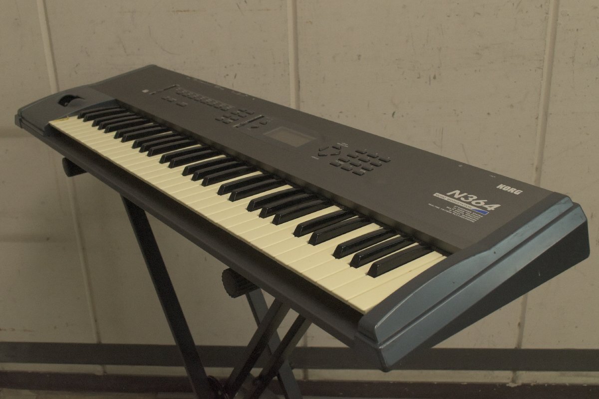 F☆【J】KORG N364 シンセサイザー キーボード コルグ ケース付 