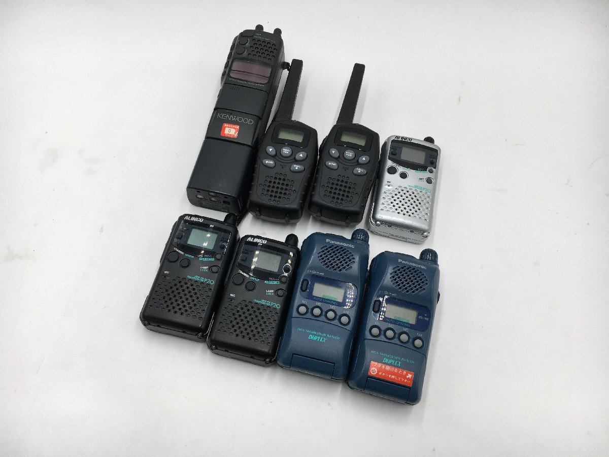 ♪△【ALINCO 他】トランシーバー ハンディ 8点セット DJ-P20/FT-20Z