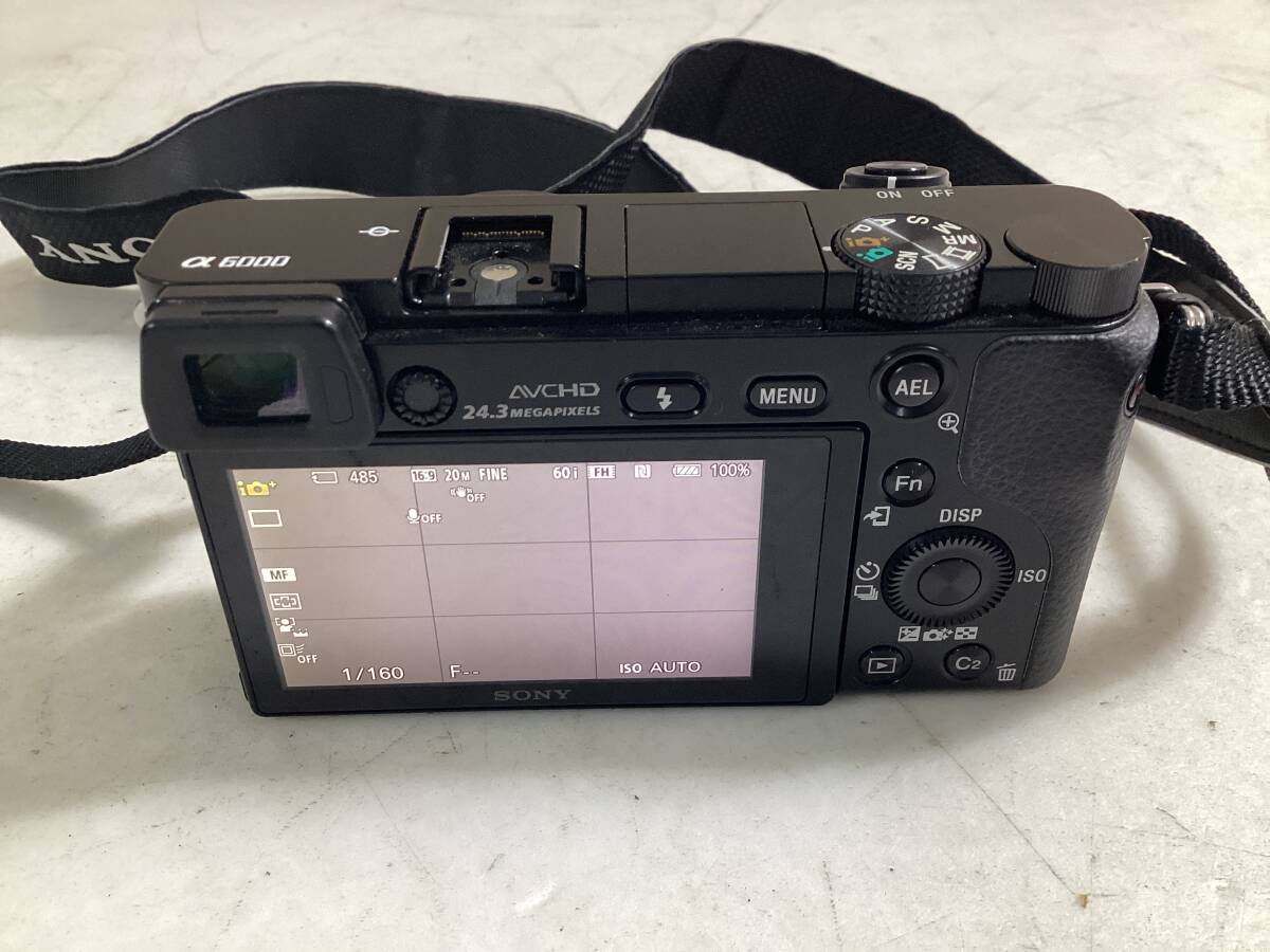 ☆ SONY ソニー ミラーレス一眼レフカメラ α6000 ボディ ブラック ILCE
