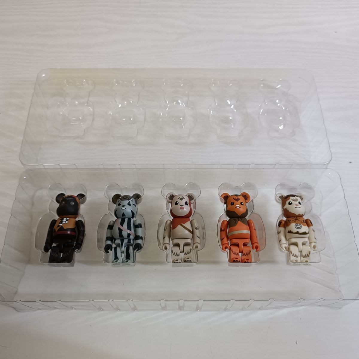 B167【80】1円～ メディコムトイ STAR WARS EWORK BE@RBRICK 100% 5pc 