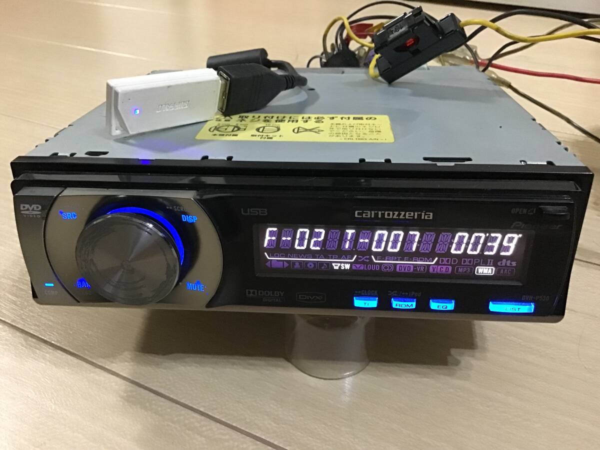 carrozeria DVD CD デッキ DVH-P530 ジャンク_4