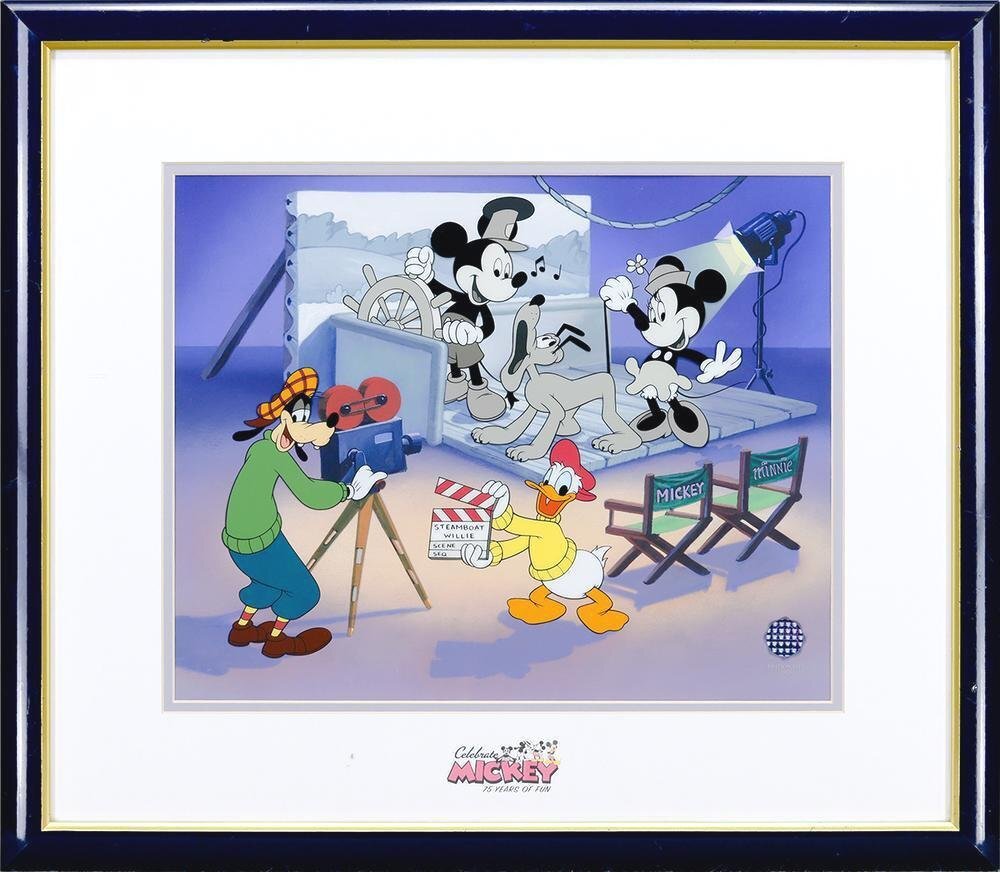 真作】【WISH】ディズニー Disney「Fab Five Presents Steamboat