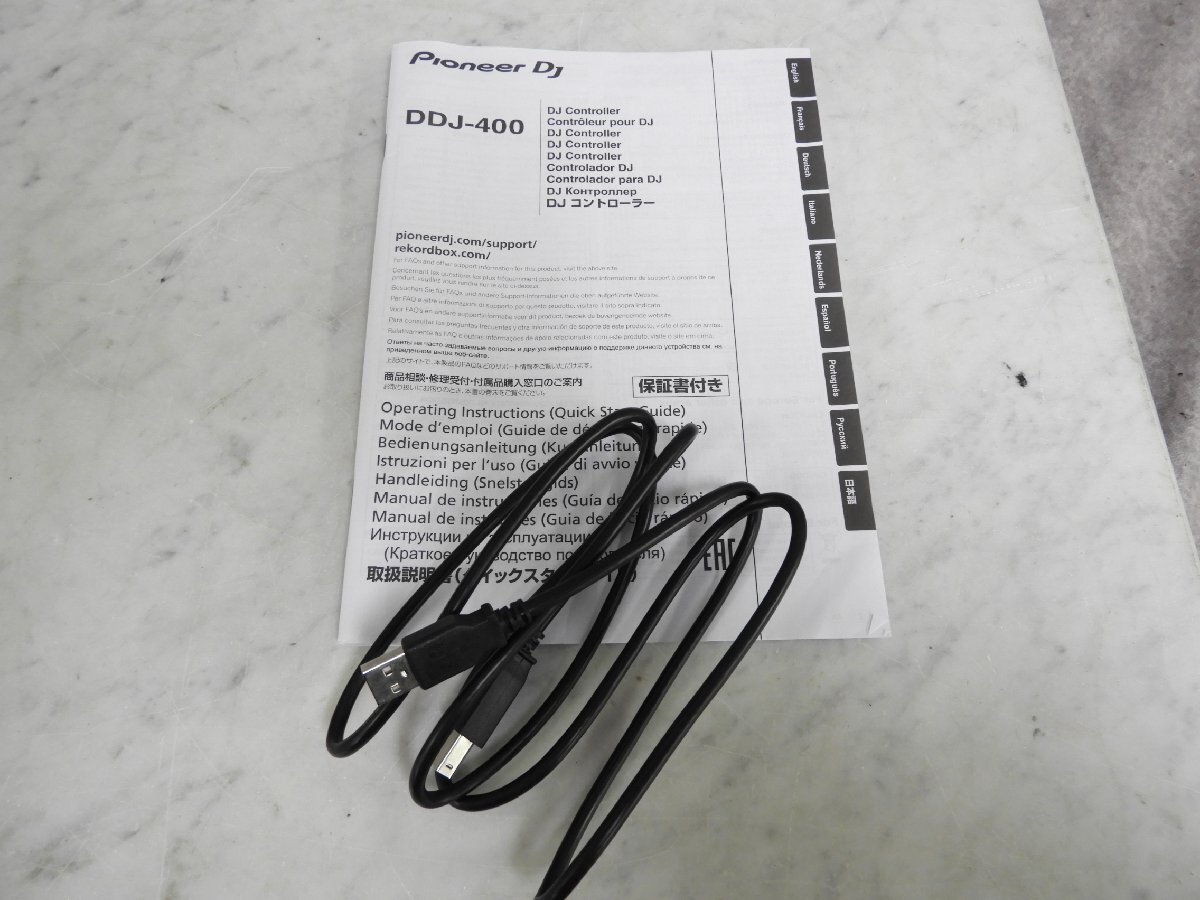 【Ｇ】 Pioneer DJ DDJ-400 DJコントローラー パイオニア 2018年製 3000373_9