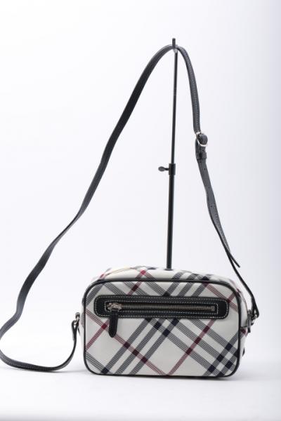 BURBERRY LONDON ショルダーバッグ ノバチェック ベルトデザイン