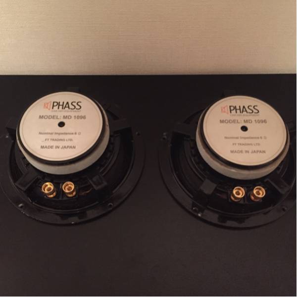 PHASS MD1096 6.5インチ ミッドバススピーカー 箱&グリル付の入札履歴