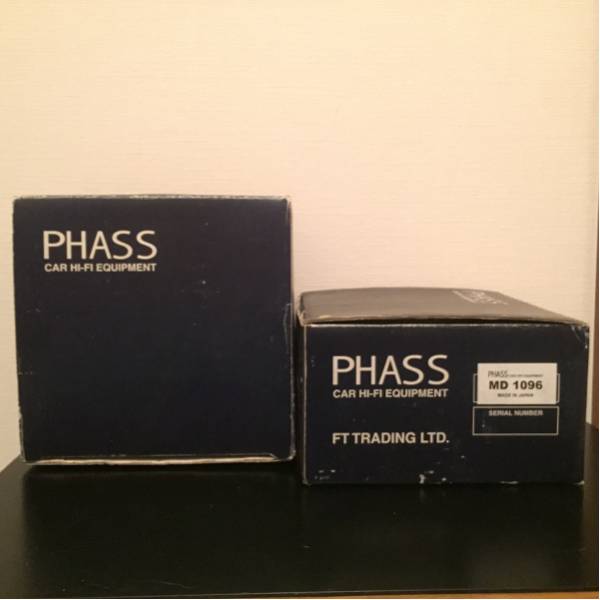 PHASS MD1096 6.5インチ ミッドバススピーカー 箱&グリル付の入札履歴