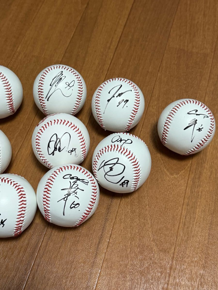 広島東洋カープ　日南キャンプ2025新井貴浩、黒田博樹、菊池涼介、島内颯太郎　他直筆サインボールセット１２選手_4