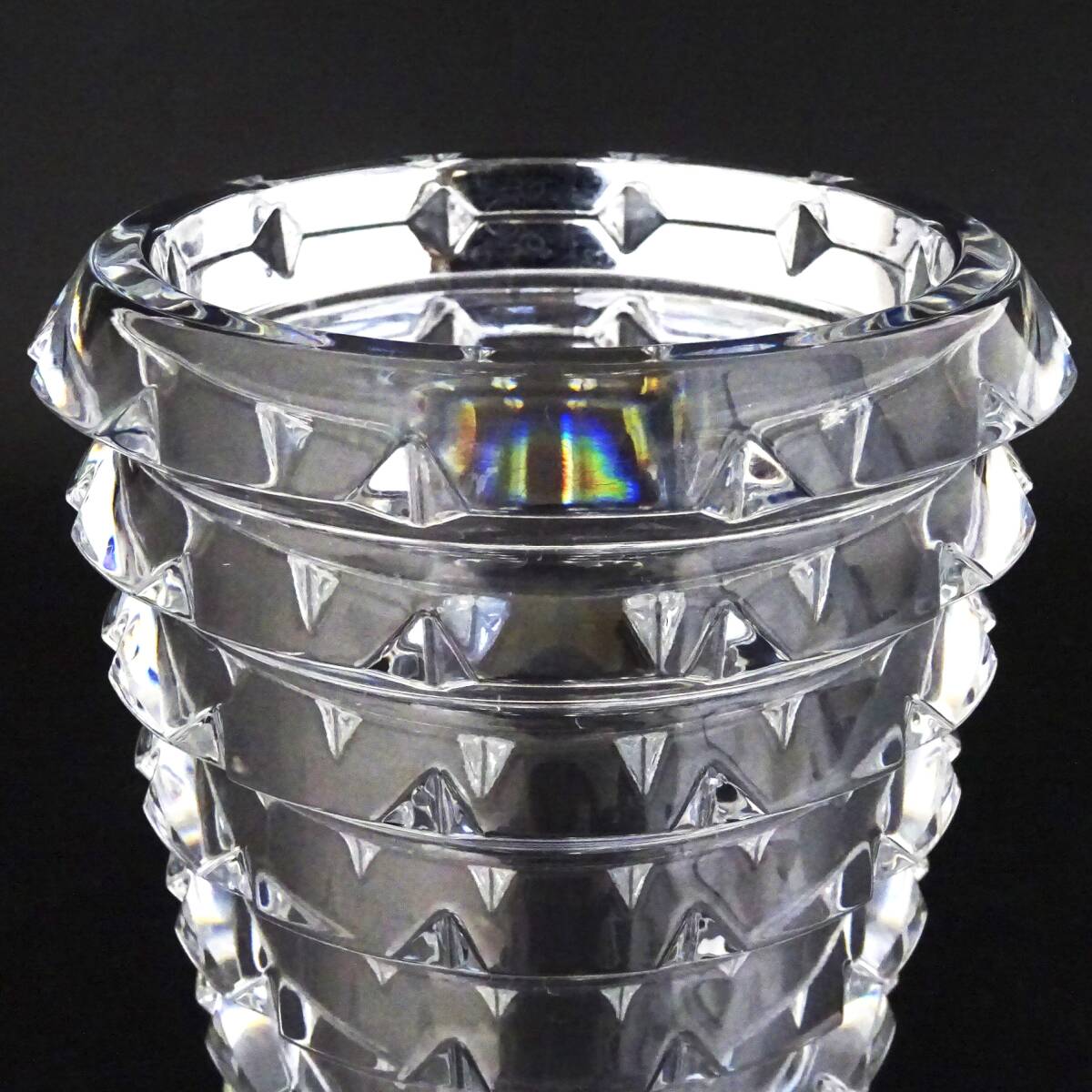 Baccarat アルルカン 高さ約13.5cm フラワーベース 花びん 花瓶 置物