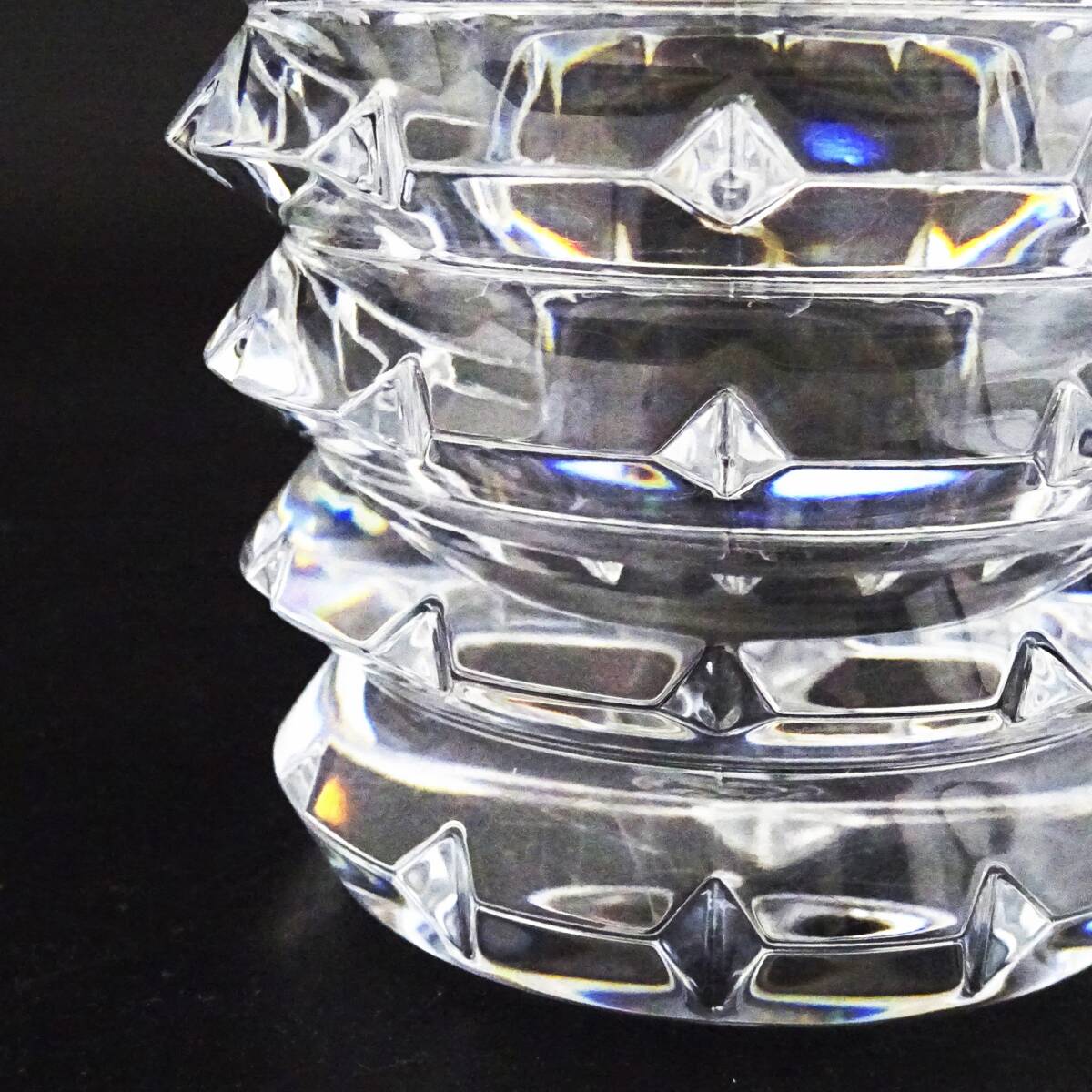 Baccarat アルルカン 高さ約13.5cm フラワーベース 花びん 花瓶 置物