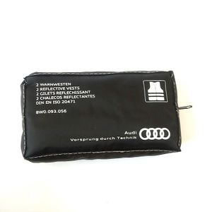 新品アウディＡＵＤＩ★セイフティベスト2枚/収納袋付 安全ベスト