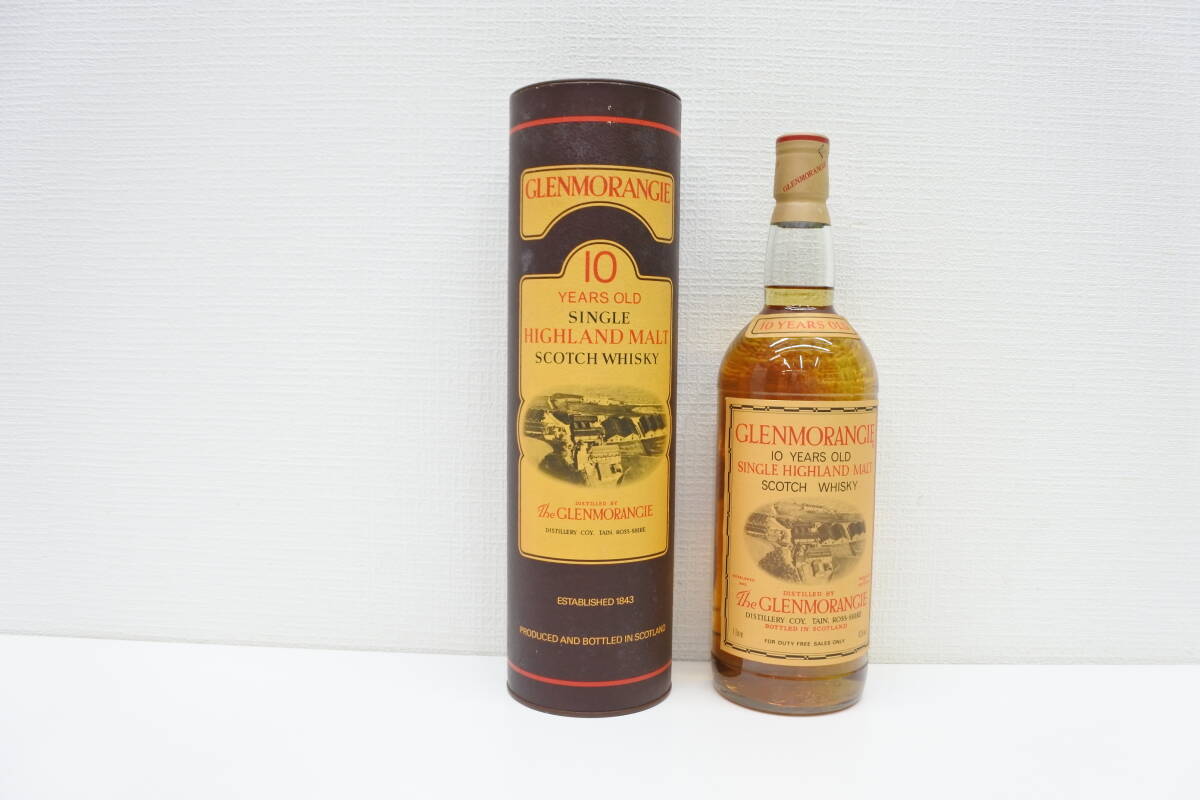 7215 酒祭 洋酒祭 GLENMORANGIE グレンモーレンジィ 10年 シングル ハイランドモルト ウイスキー 1000ml 43% 箱付 未開栓 _1