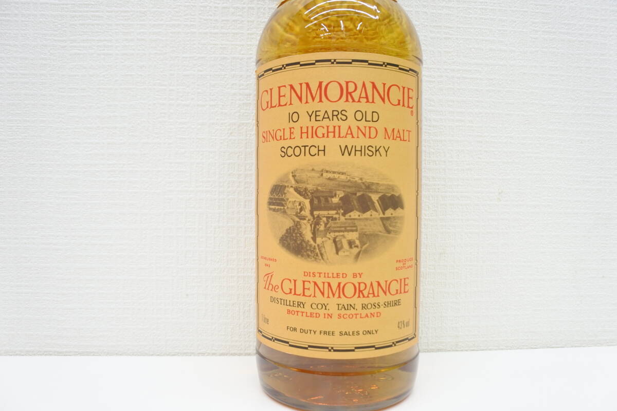 7215 酒祭 洋酒祭 GLENMORANGIE グレンモーレンジィ 10年 シングル ハイランドモルト ウイスキー 1000ml 43% 箱付 未開栓 _7