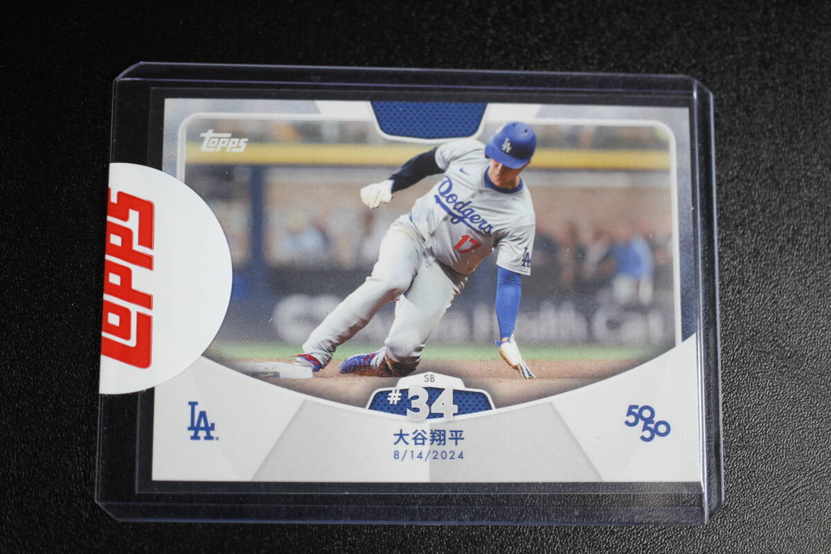 2024 Topps 大谷翔平 50/50 【漢字SSP】SB#34 Shohei Ohtani 50/50